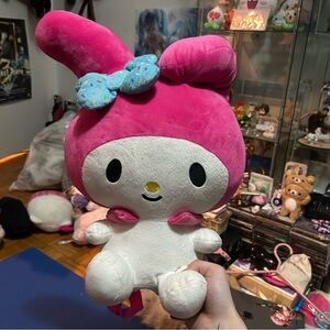 Sanrio My Melody Plush Backpack - Pink and White